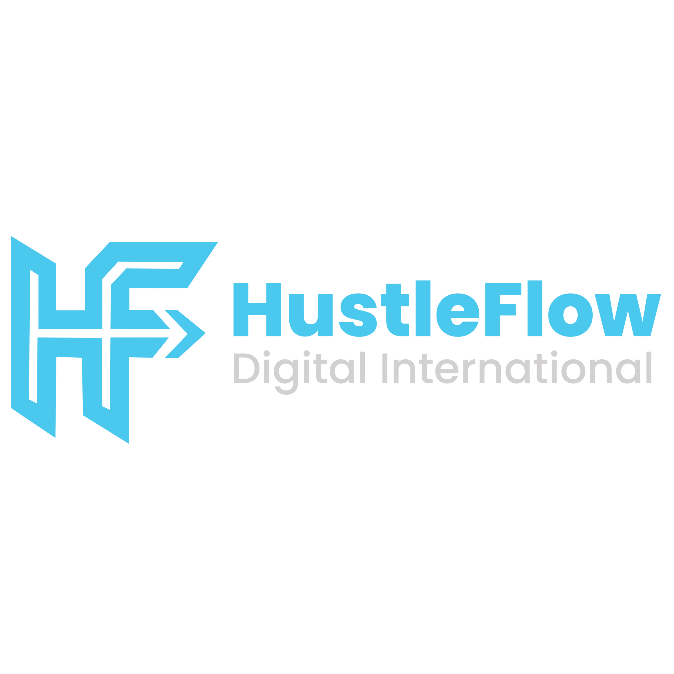 HustleFlow Digital Logo